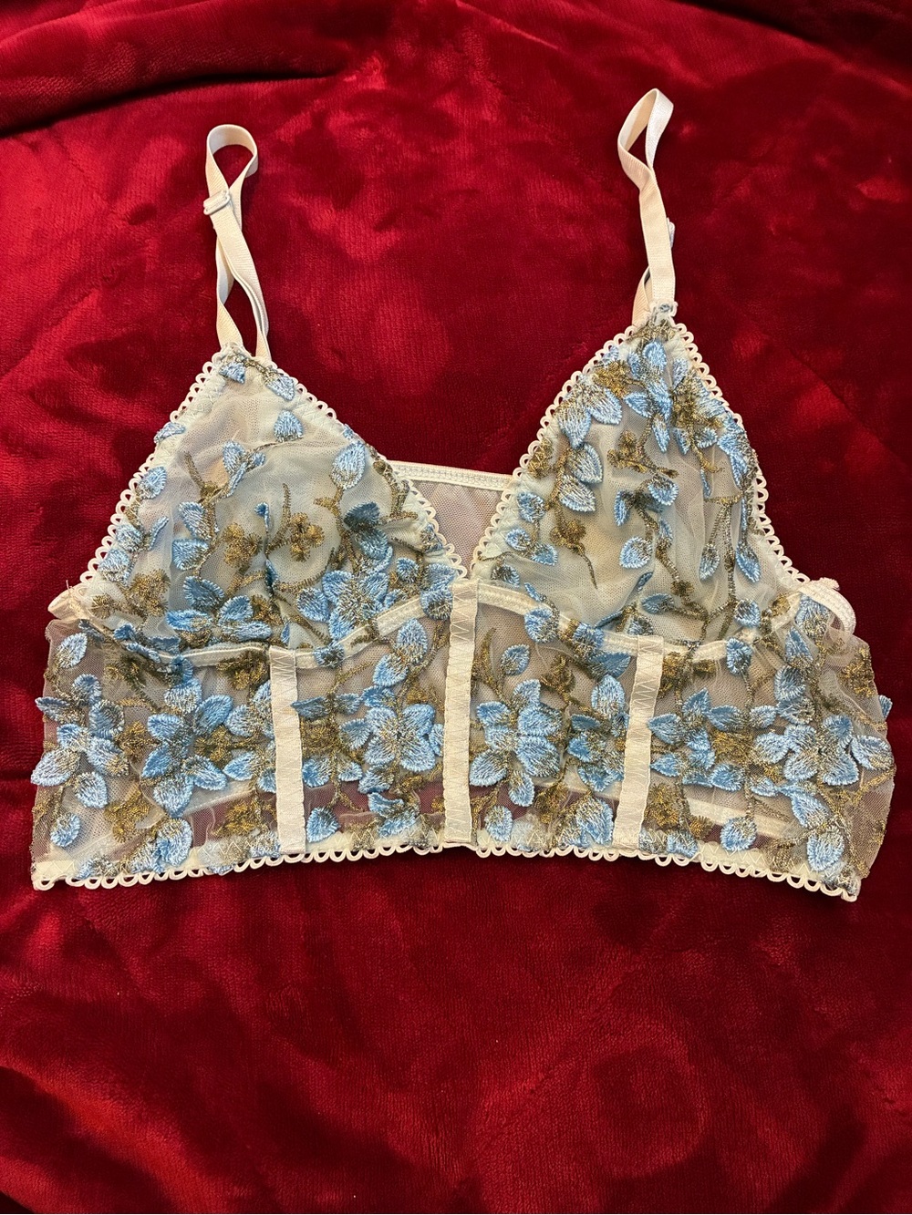 Stunning SHEIN embroidered bralette